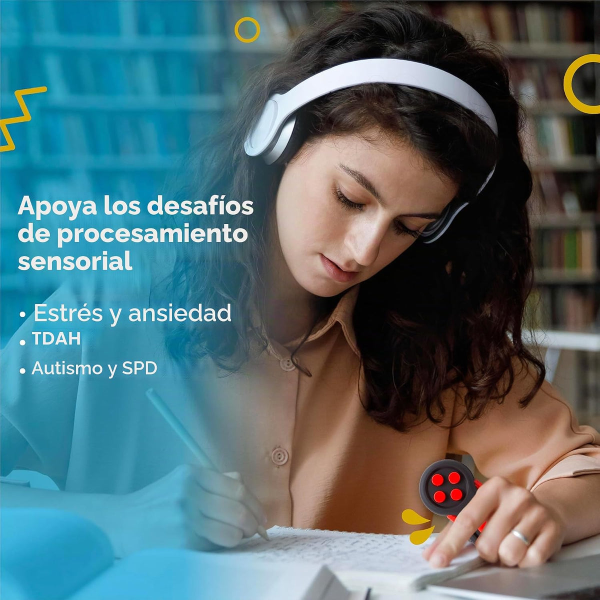 PILPOC Almohadilla antiestrés, juguete controlador antiestrés para...