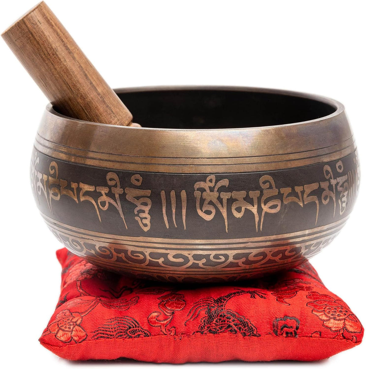 HIMALAYAN BAZAAR - Juego de cuencos tibetanos de 4 pulgadas, fácil...