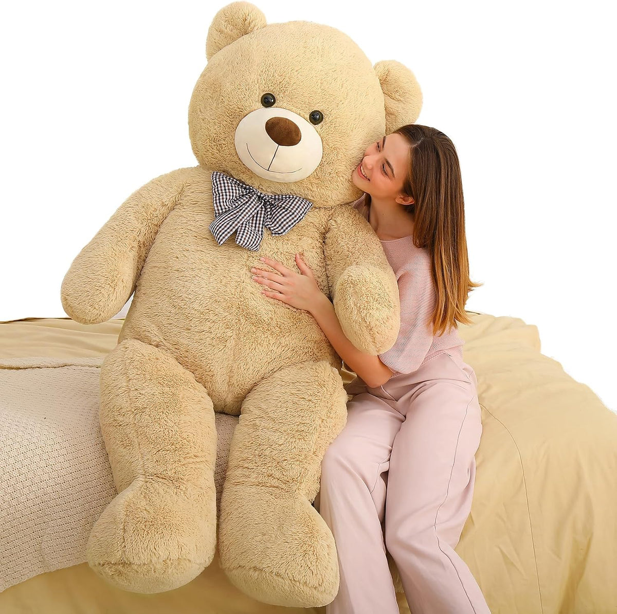 MaoGoLan Oso de Peluche Gigante, de Tamaño Real Grande Suave y Espo...