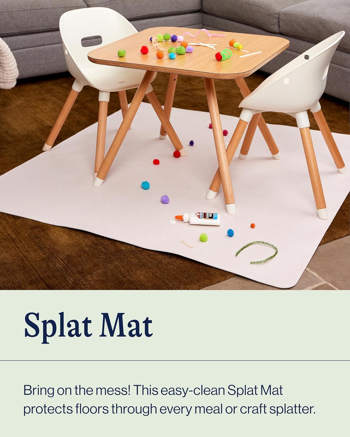 Lalo Splat Mat \u2013 Tapete Splat Mat de cuero vegano de doble car...