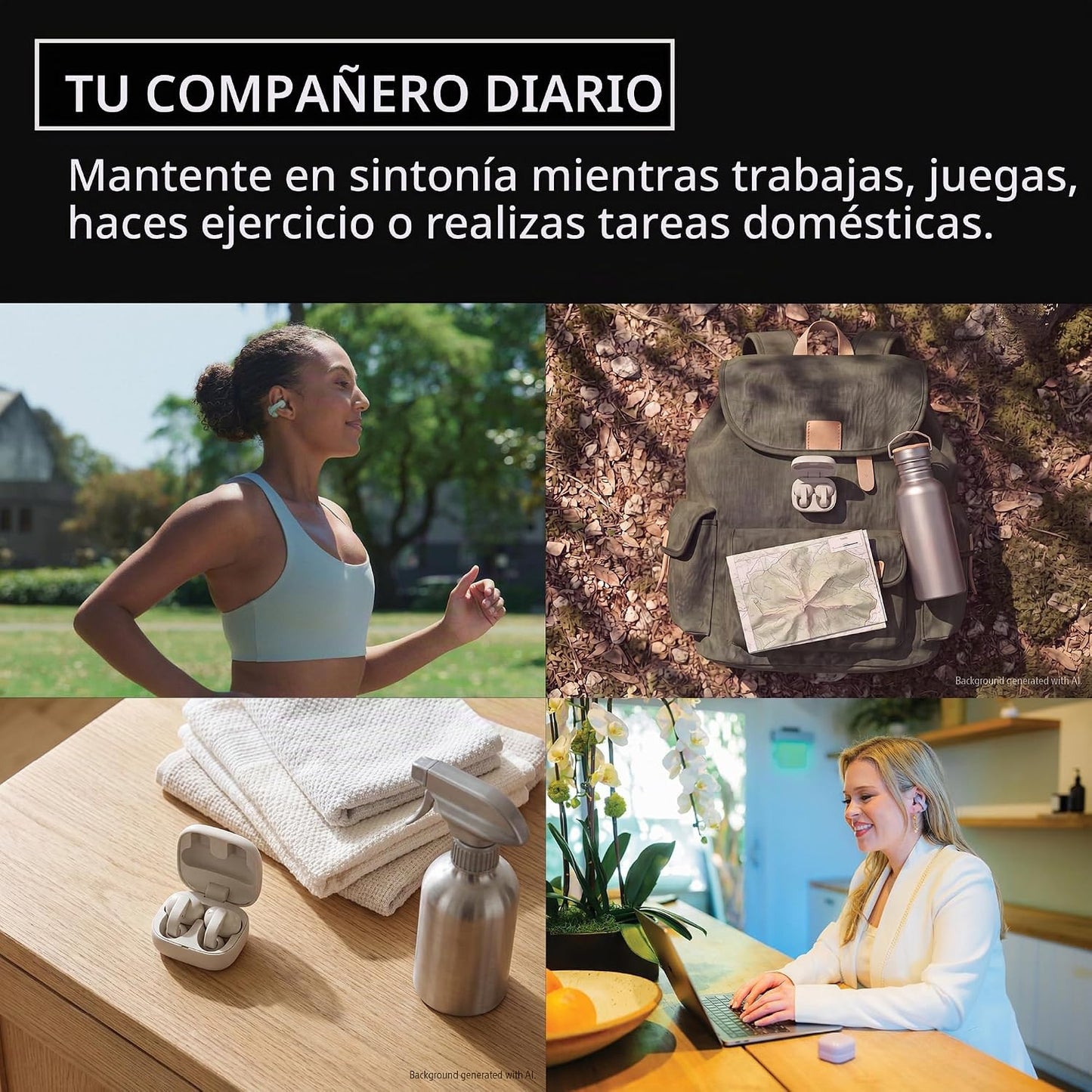 Sony LinkBuds - Auriculares inalámbricos con clip de oreja abierta,...