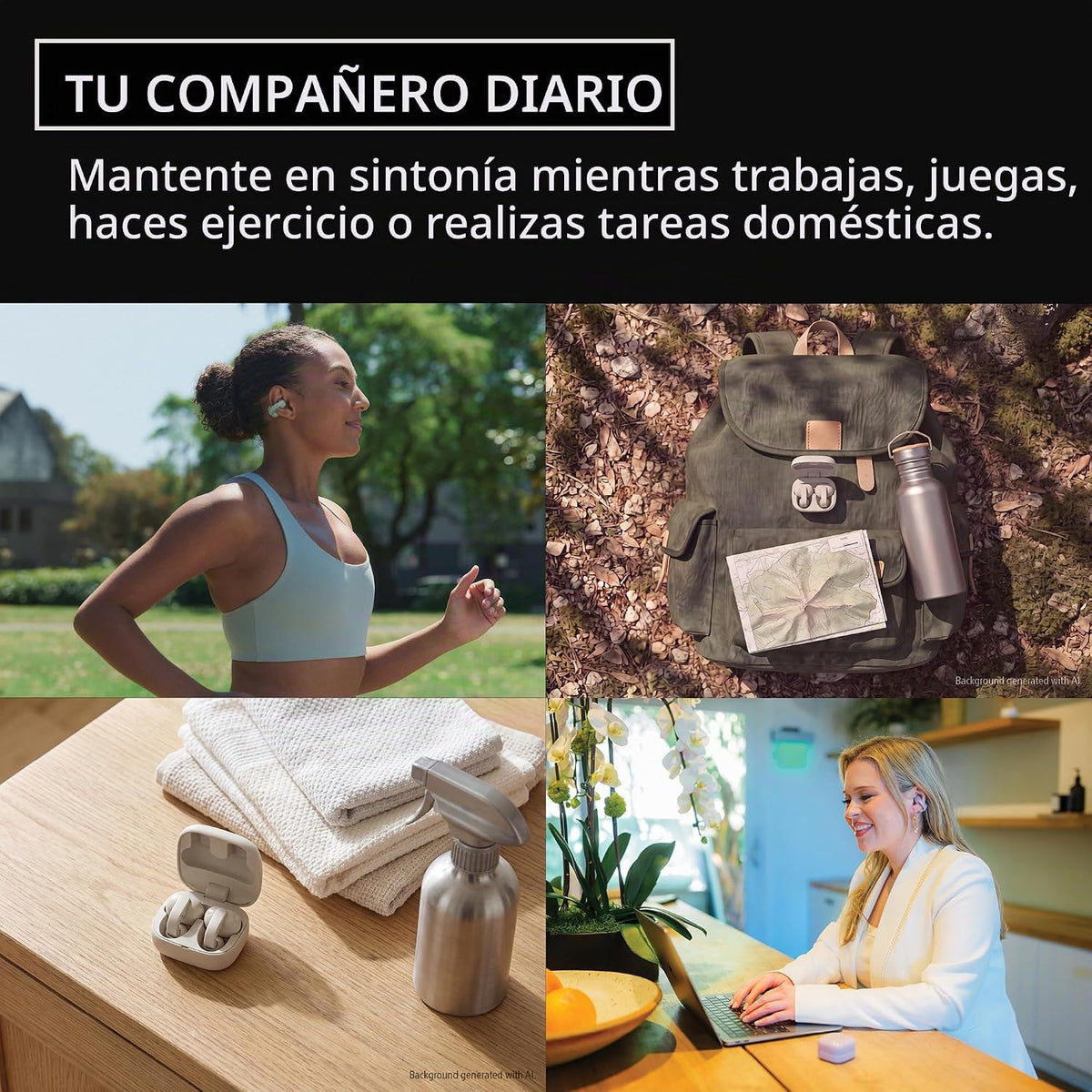 Sony LinkBuds - Auriculares con clip de oreja abierta verdaderament...