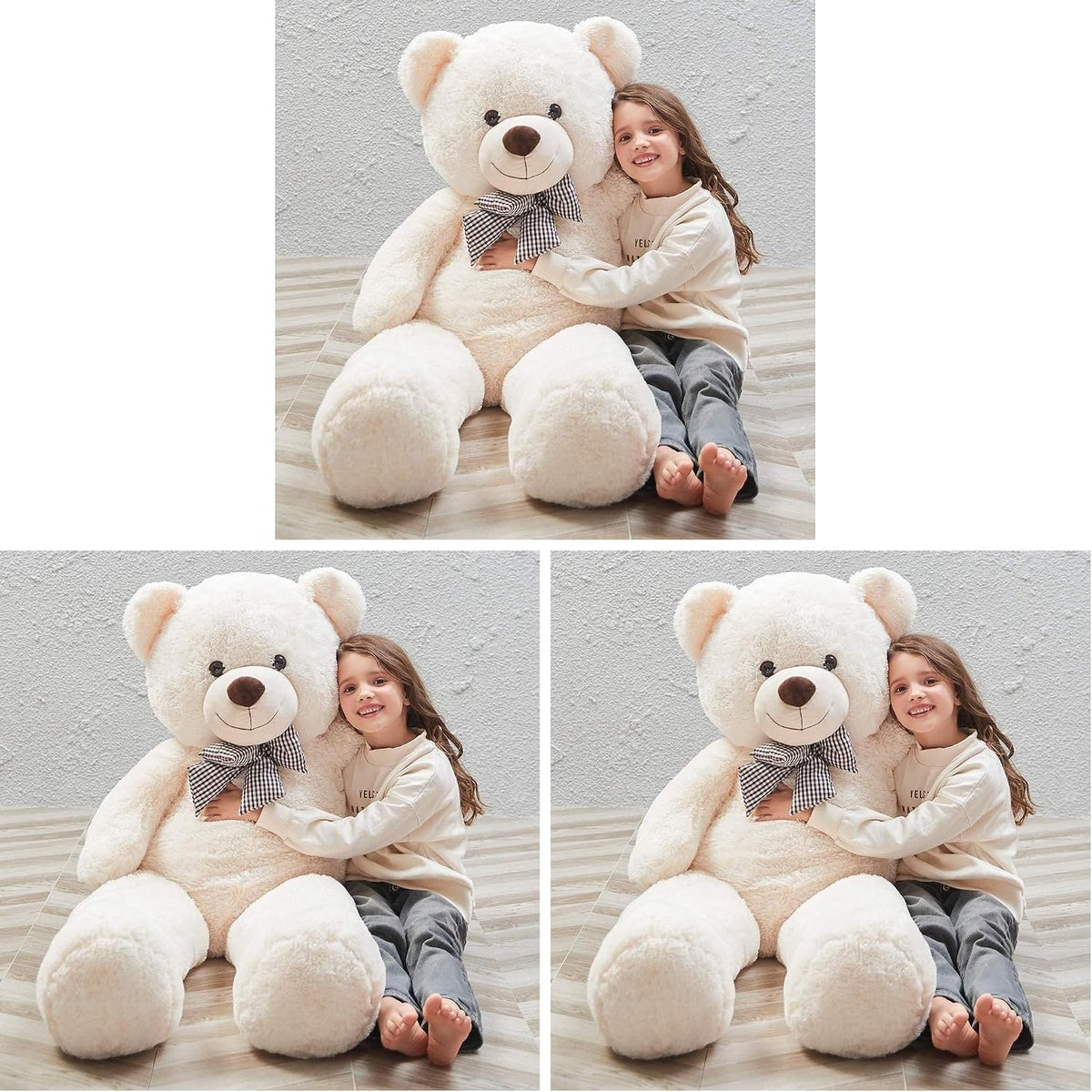MaoGoLan Oso de peluche gigante grande de 4 pies, oso de peluche pa...