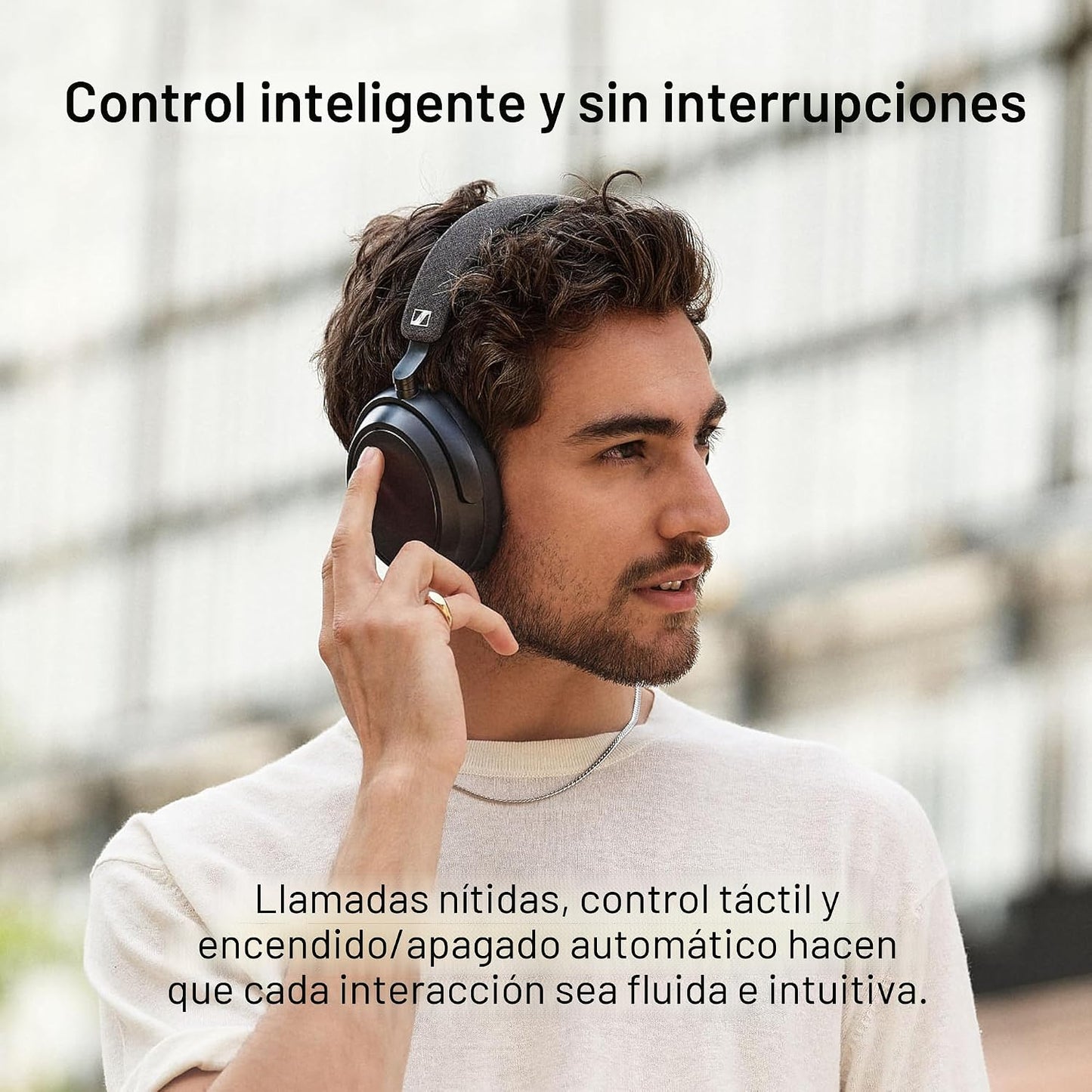 Sennheiser MOMENTUM 4 Wireless - Auriculares inalámbricos con cance...