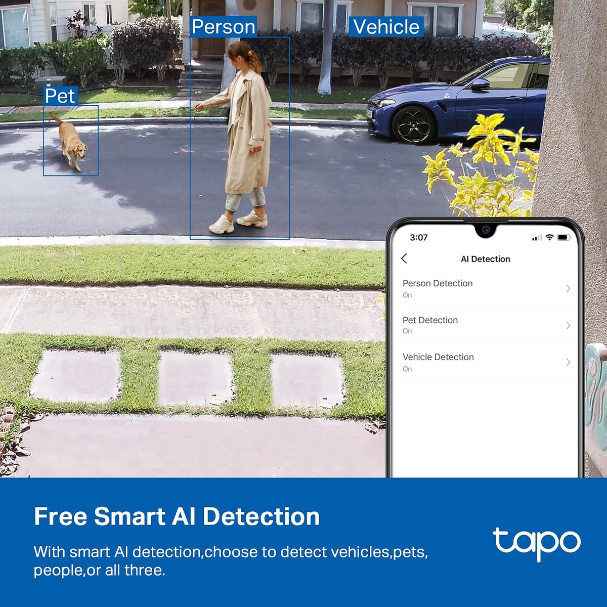 Tapo by TP-Link - Cámara de seguridad 2K QHD para interior\/exterio...