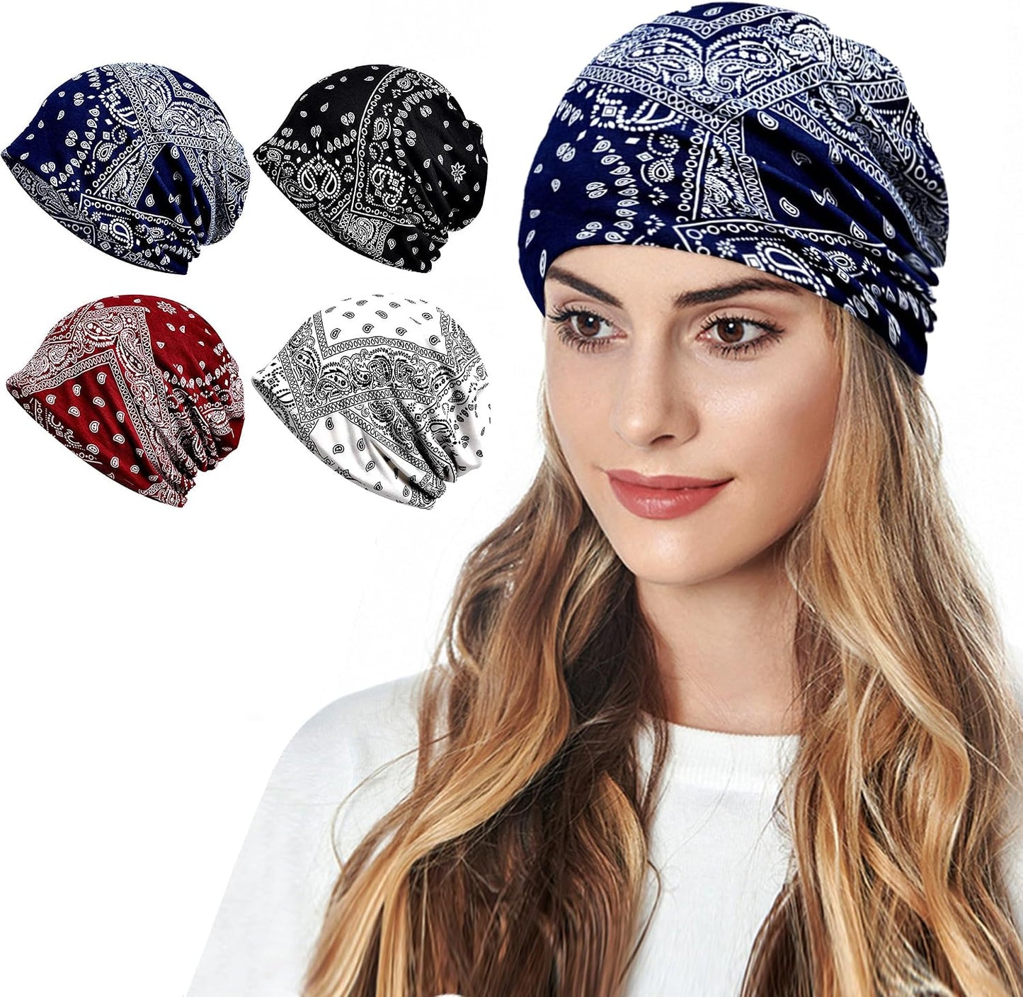 Gorro de verano para mujer de Ababalaya, gorro bohemio para hombre,...