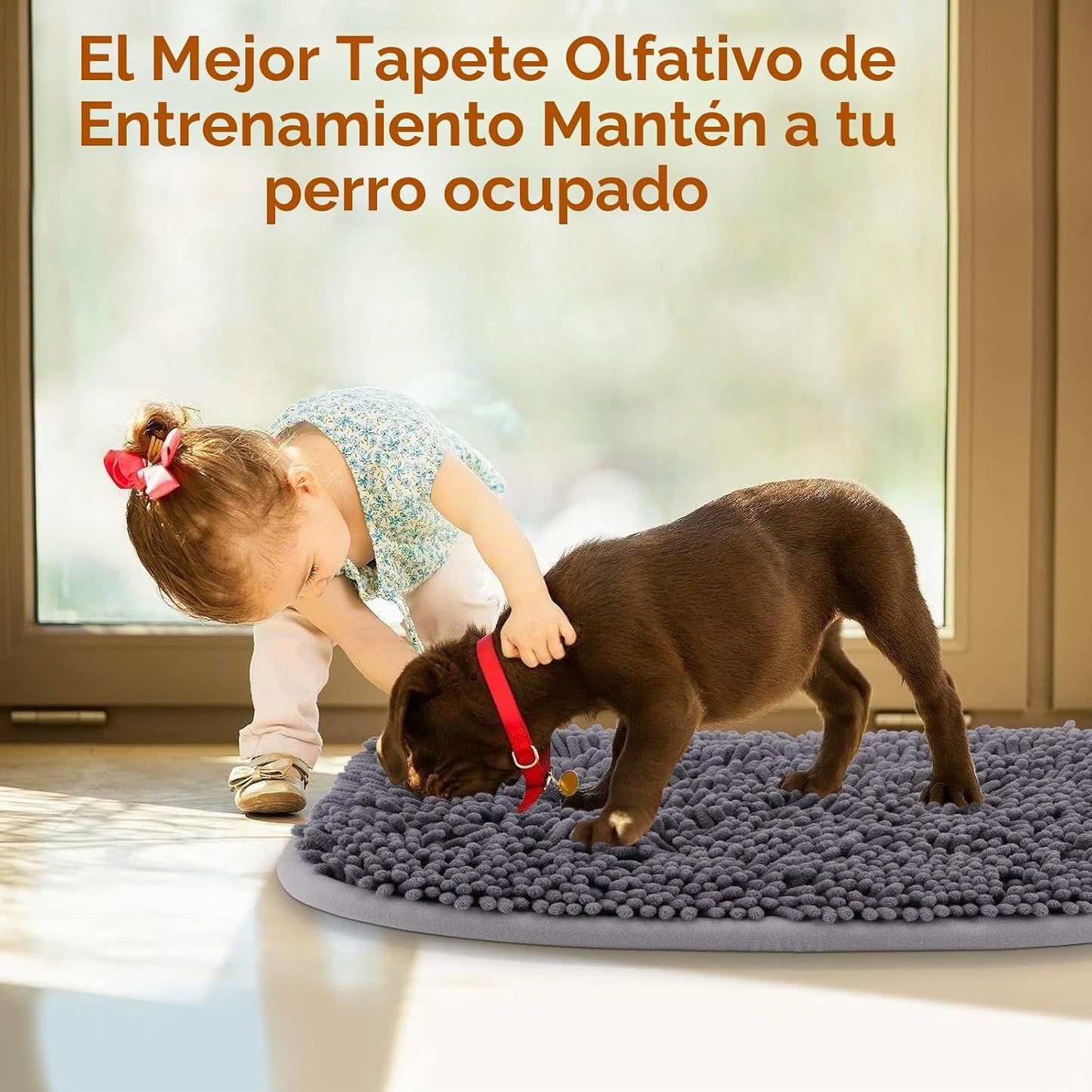 Rundik - Alfombrilla de olfateo para perros, rompecabezas interacti...