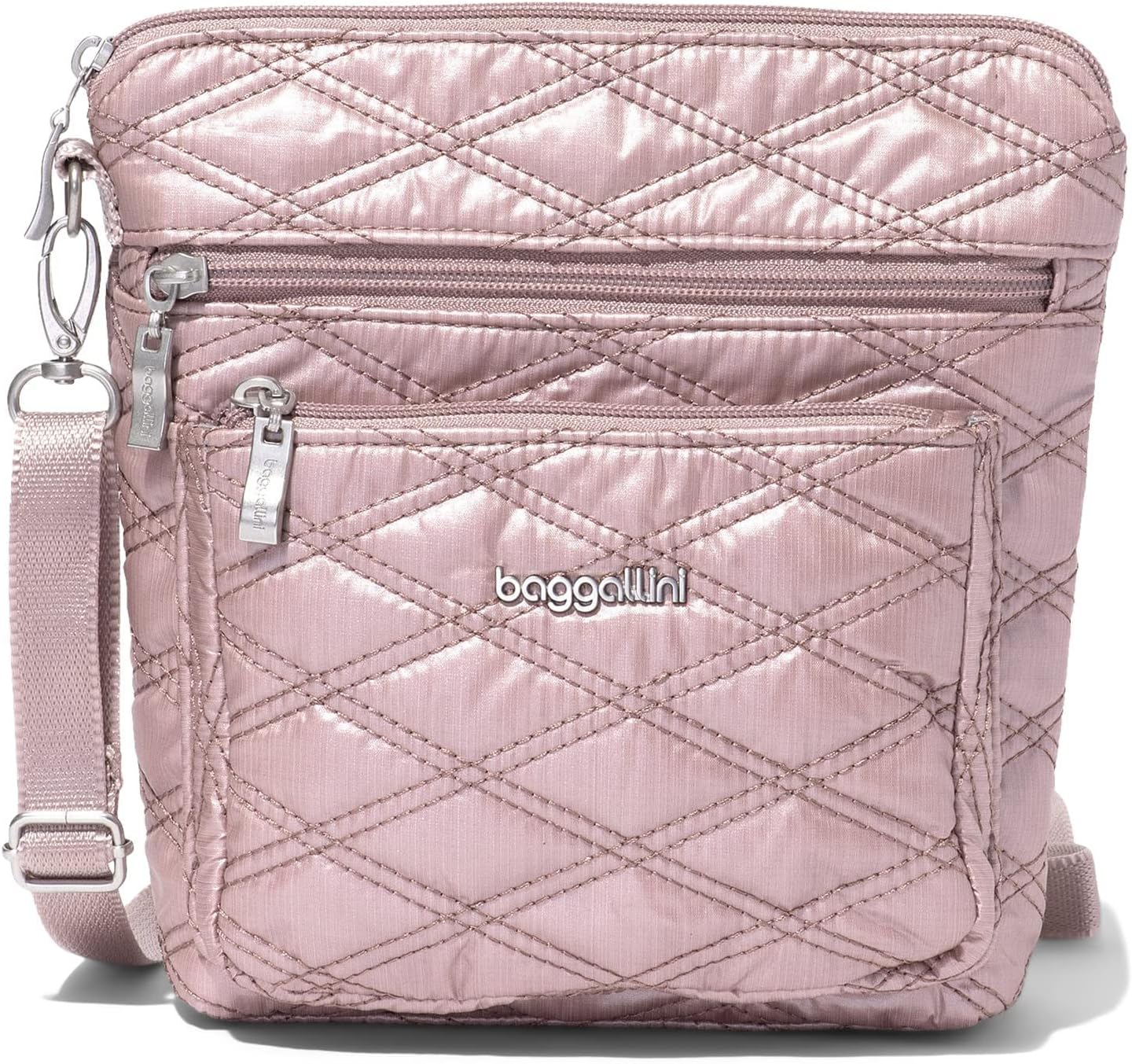 Bolso transversal de bolsillo moderno Baggallini para mujer, de 21....
