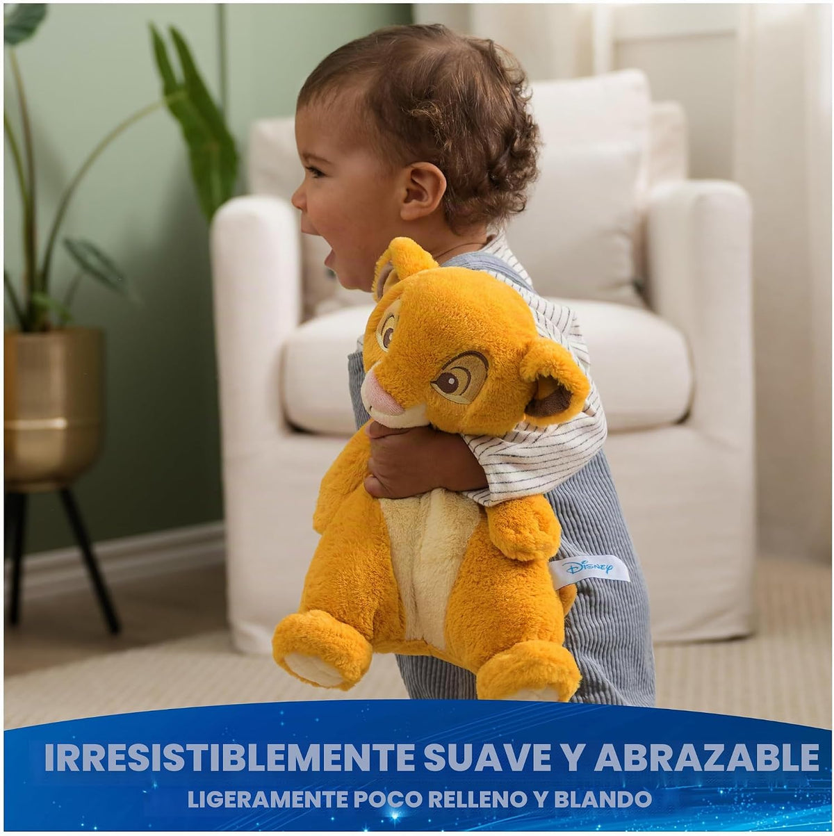 GUND Disney - Peluche oficial de Simba Oh So Snuggly, el rey león,...
