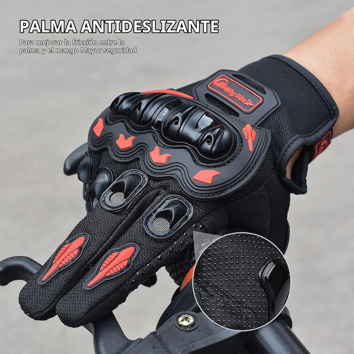ELCYCO - Guantes de motocicleta para mujer con pantalla táctil, par...