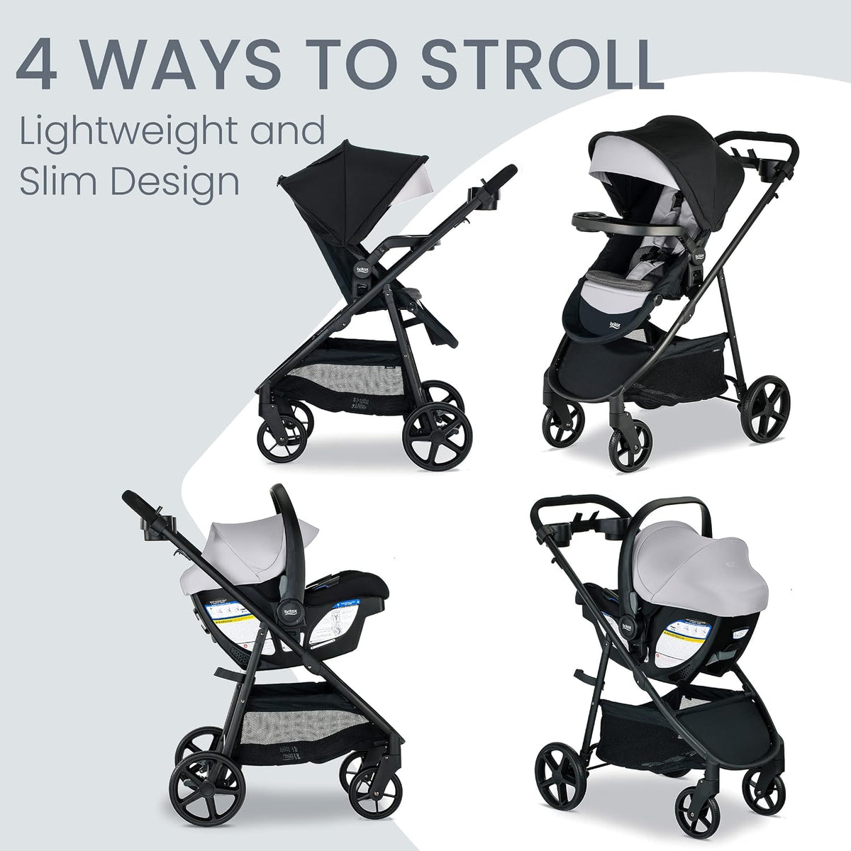 Britax Willow Brook S+ Sistema de viaje para bebé, combinación de s...