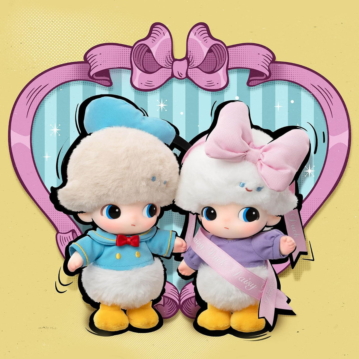 POP MART DIMOO WORLD × DISNEY Series - Llavero de Peluche de Vinilo...