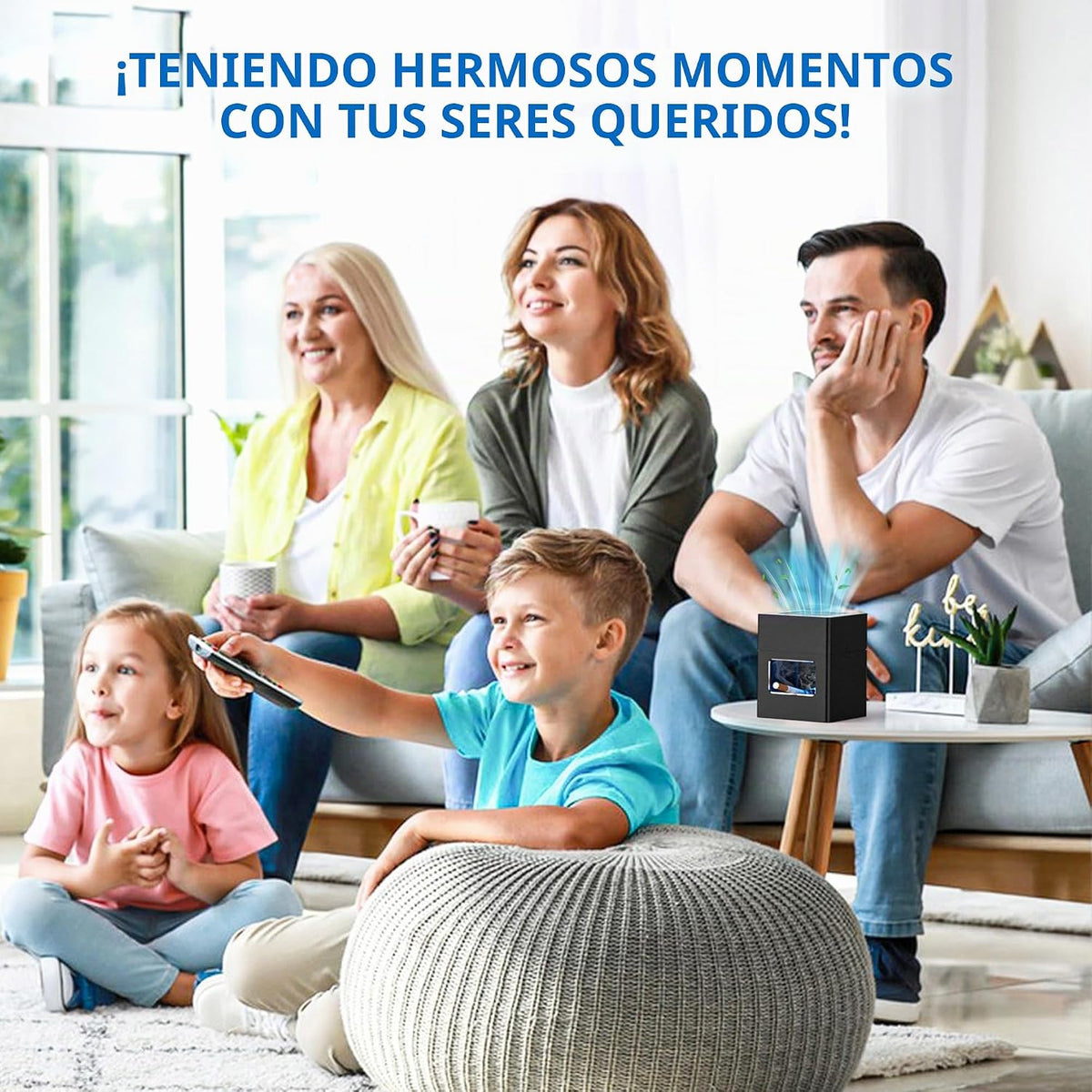 VANSU Cenicero multifuncional sin humo, filtro HEPA sin humo cenice...