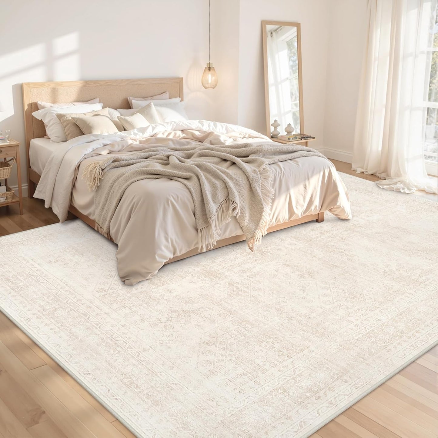 Alfombras Luxturiy 8x10 Sala de estar: Dormitorio Alfombra Lavable...