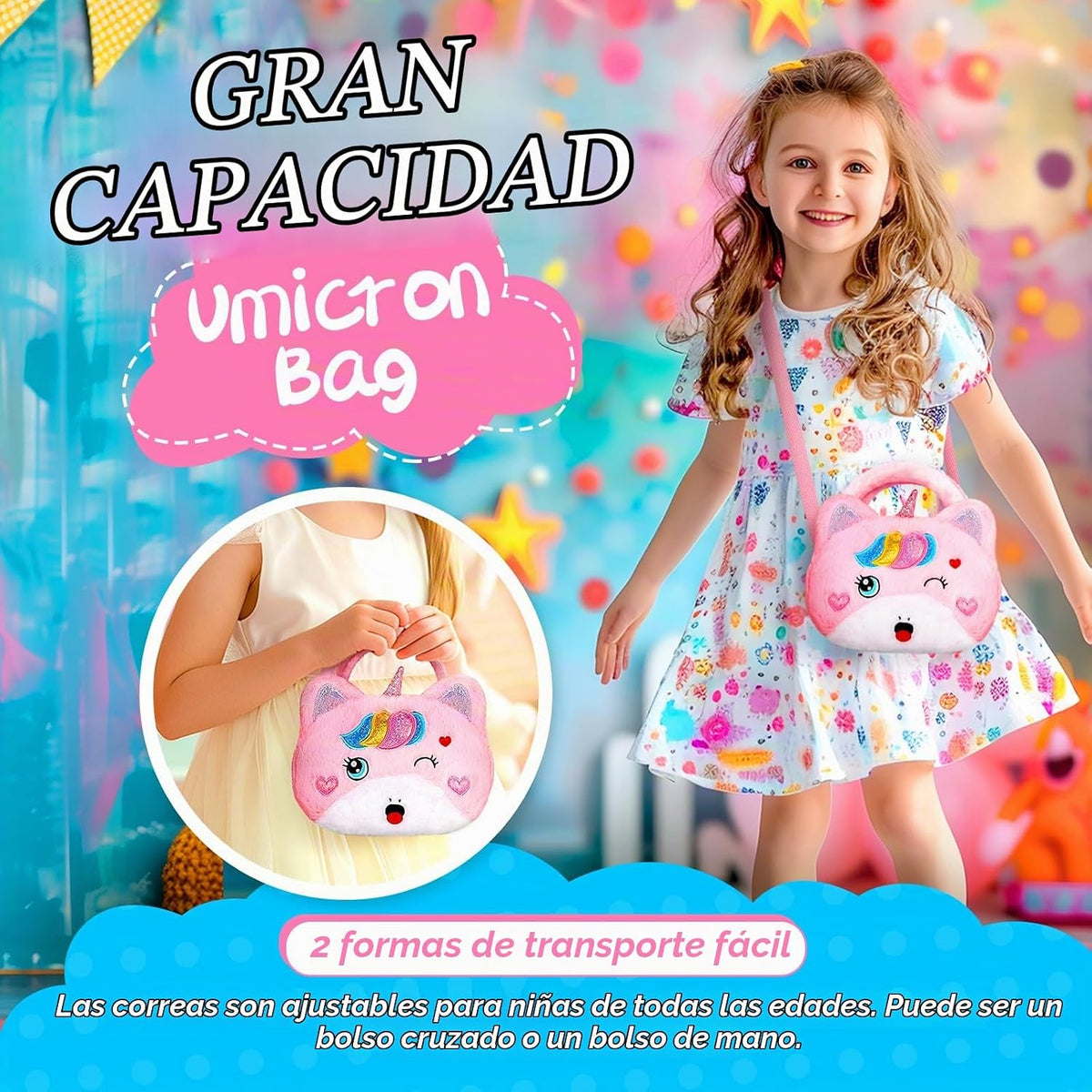 ULOVEME - Kit de maquillaje real para niñas pequeñas, juguete de ma...