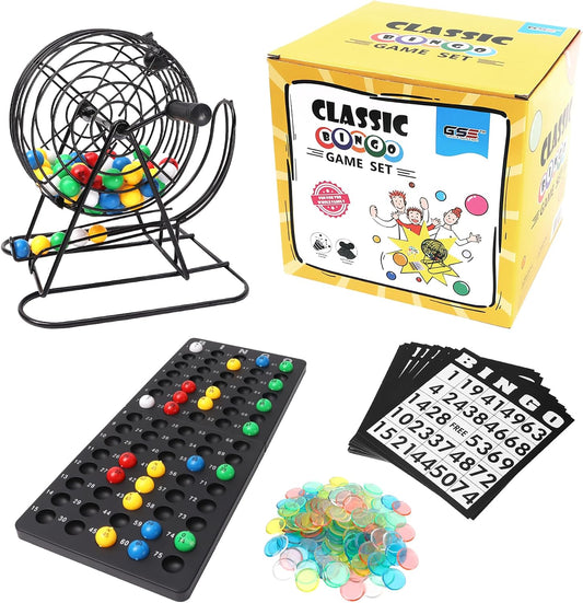 Juego de bingo de lujo GSE para fiestas de amigos, noches de juego...