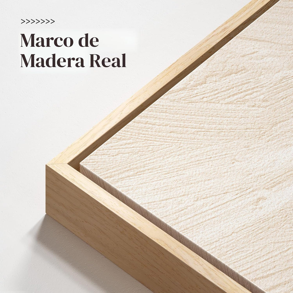 Arte de pared abstracto neutral enmarcado, juego de 2 impresiones e...