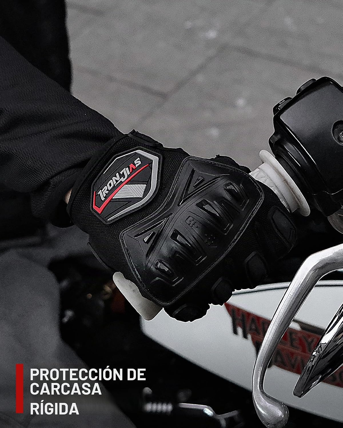 BORLENI Guantes de Motocicleta con Pantalla Táctil de Dedo Completo...