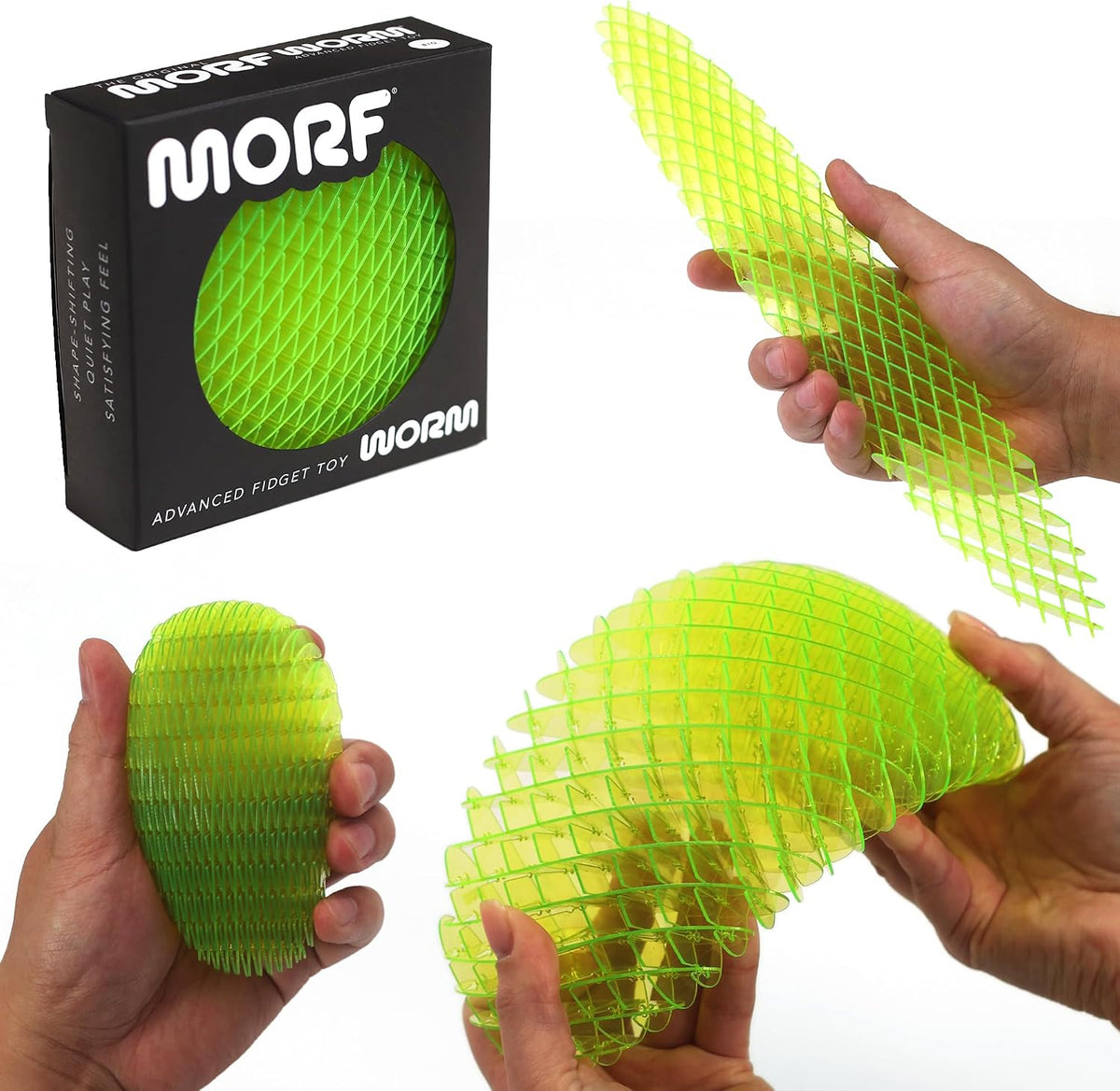 Morf Juguete de Gusano Fidget - Gusano Sensorial 3D Flexible para N...