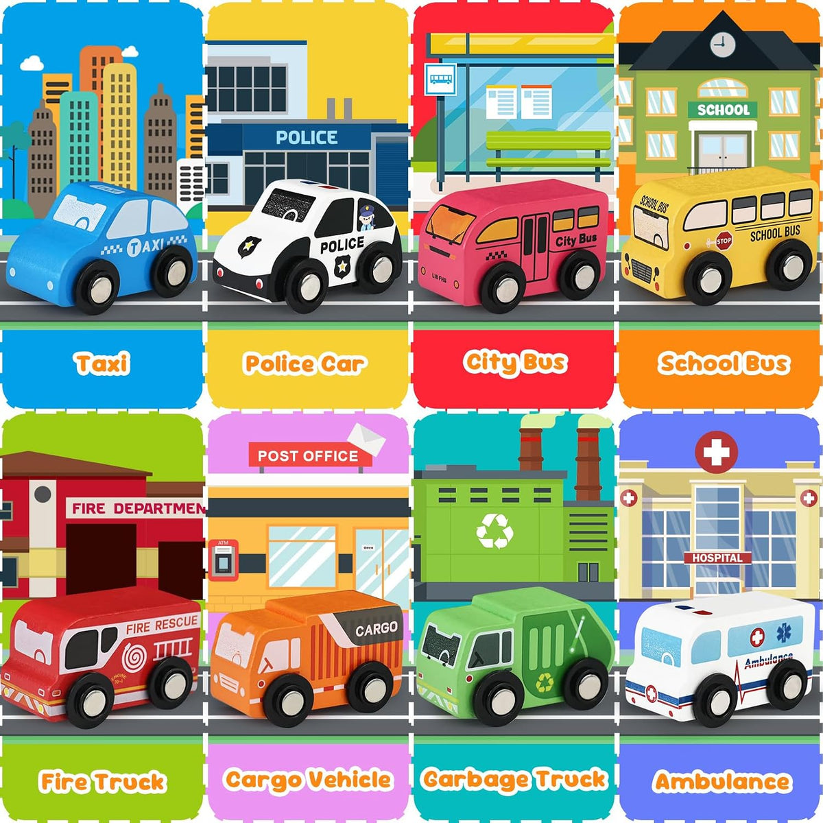 Juguetes de coche para niños pequeños, autos de juguete para niños...