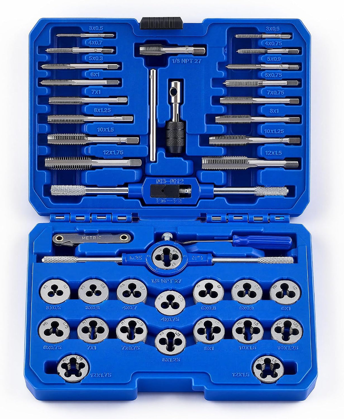 Orion Motor Tech Juego de llave y troquel métrico | M3, M4, M5, M6,...