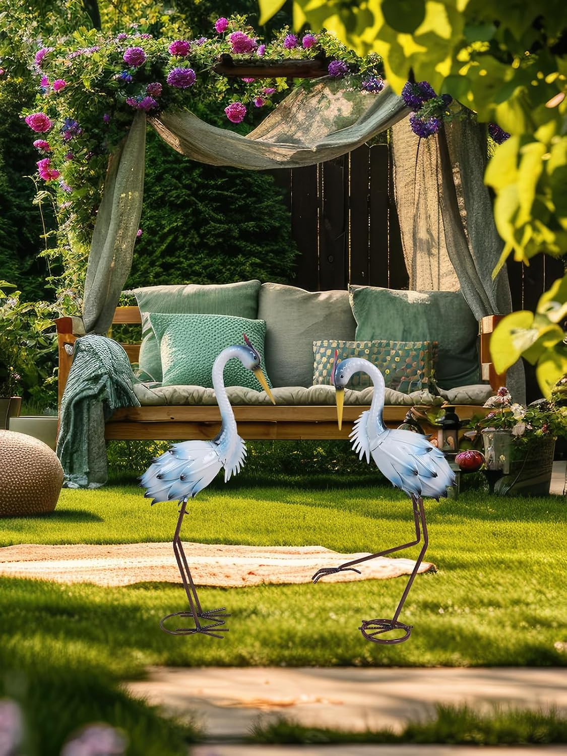 YEAHOME Estatuas de Decoración de Jardín para Exteriores, 22"\/...