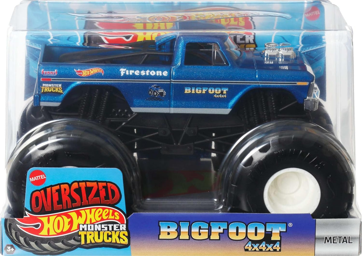 Hot Wheels Monster Trucks, camión monstruo de gran tamaño, camión d...