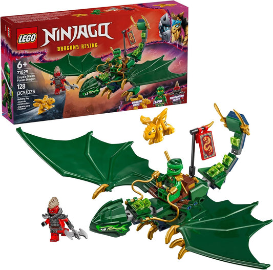 LEGO NINJAGO Juguete de Dragón del Bosque Verde de Lloyd - Juguete...