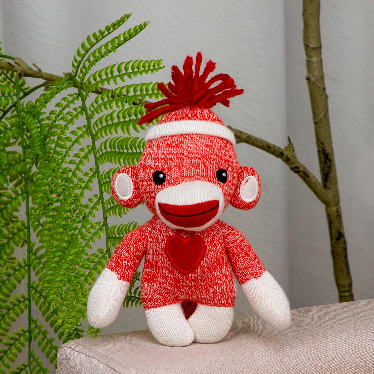 Plushland Adorable mono calcetín, el original juguete de peluche tr...