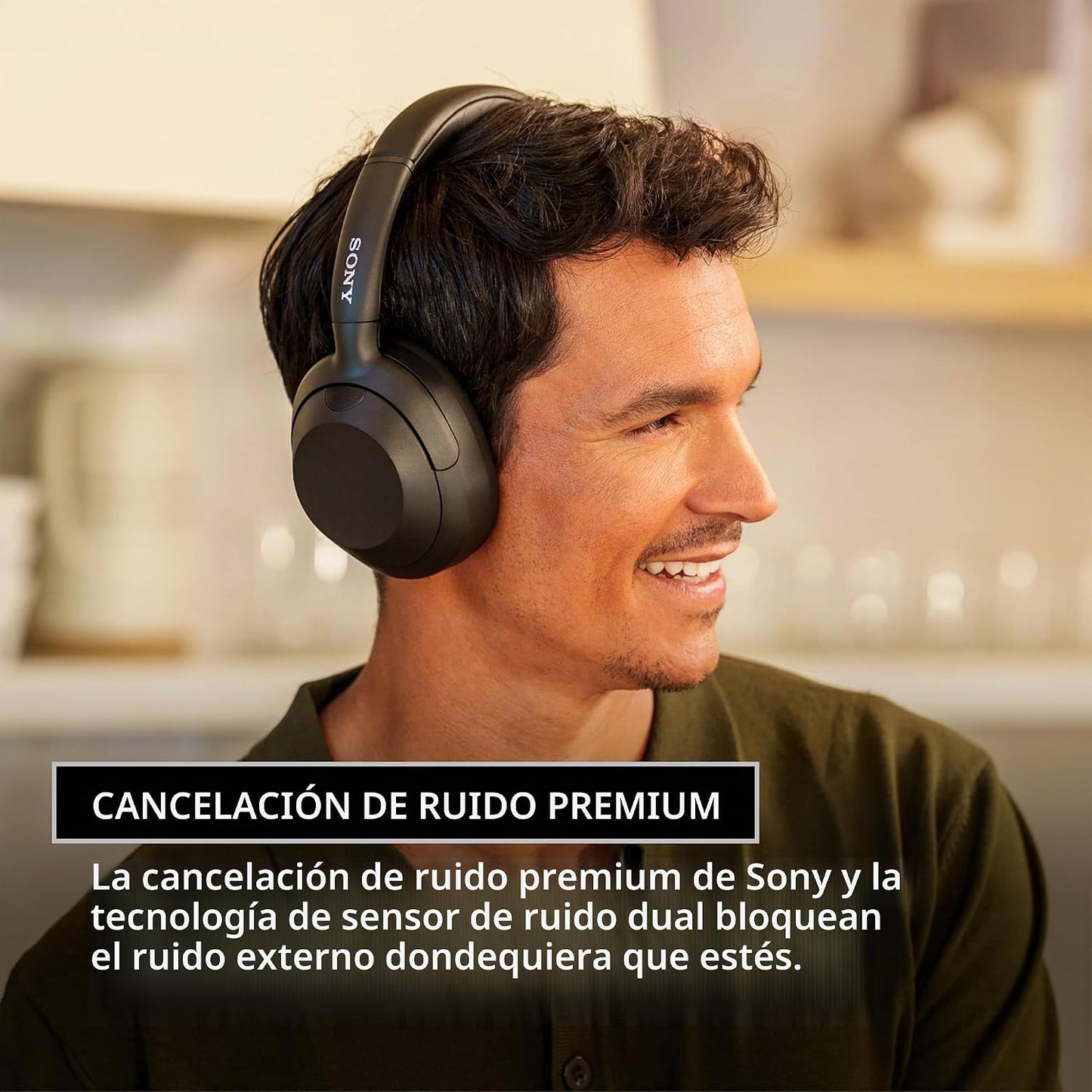 Sony ULT WEAR Auriculares inalámbricos con cancelación de ruido sob...