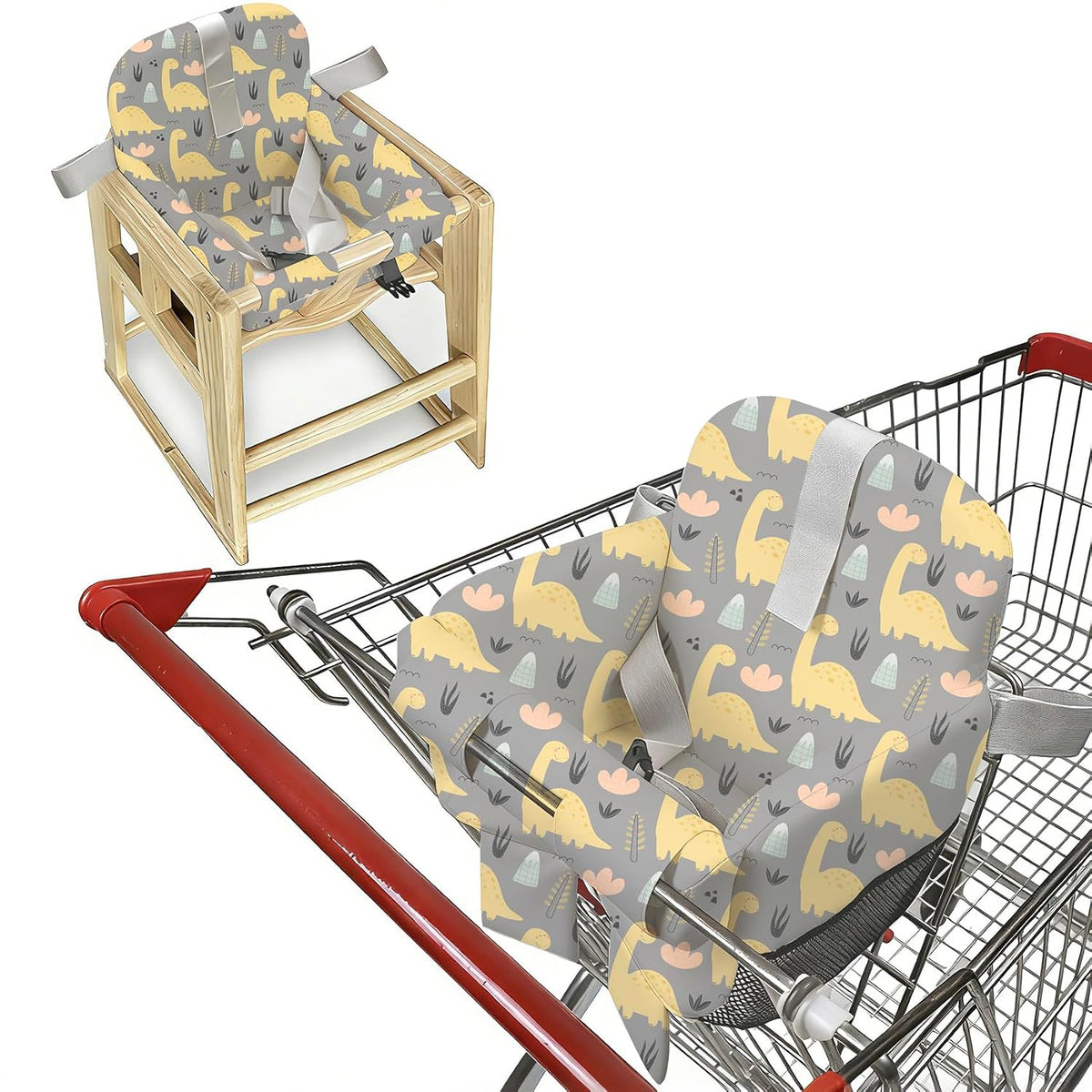 Funda acolchada para carrito de compras para bebés y niños pequeños...