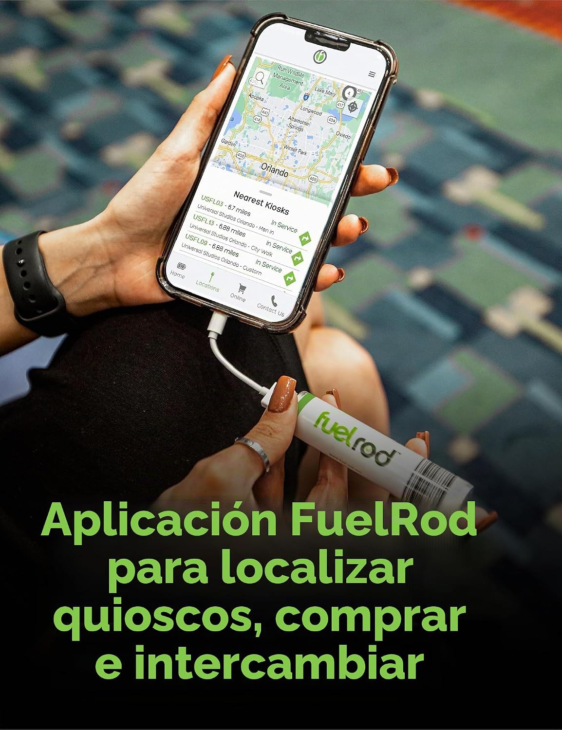 Kit de cargador portátil USB-C FuelRod - Paquete de 3 - Incluye tod...