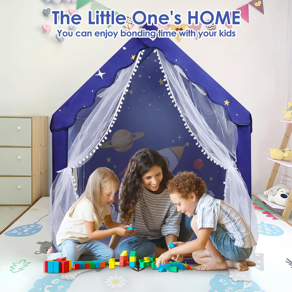 Tienda de campaña para niños, tienda de campaña para niños, grande...