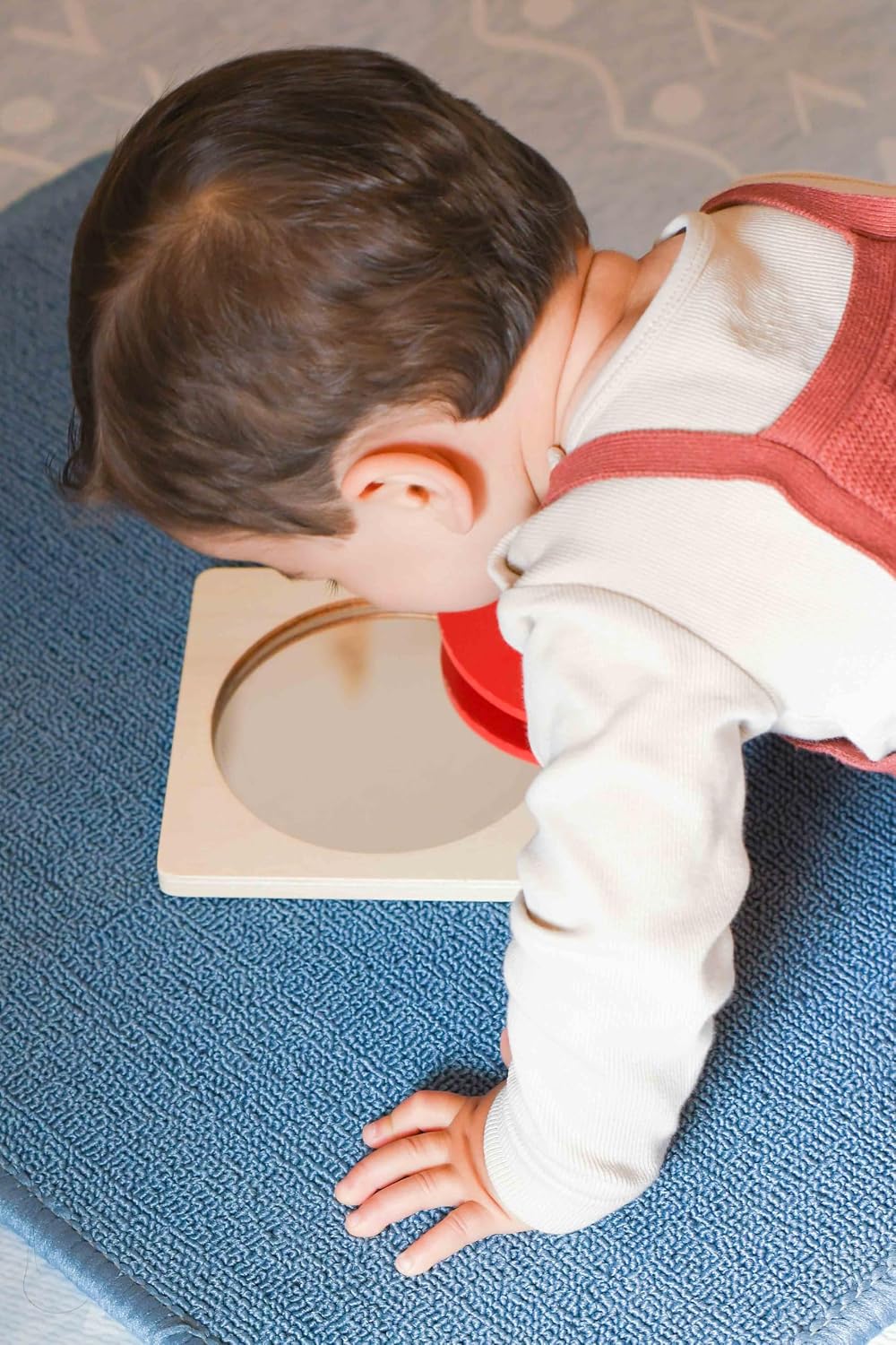 Montessori - Kit de juego de juguetes para bebé, espejo Montessori,...