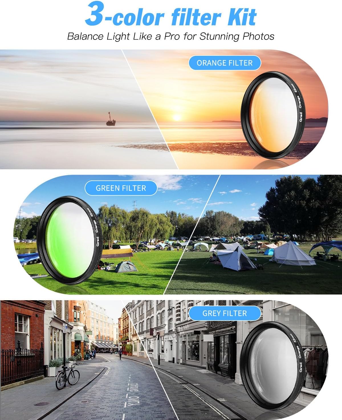 Cámaras digitales de 8K 64MP para fotografía, zoom 16X, 3 filtros d...