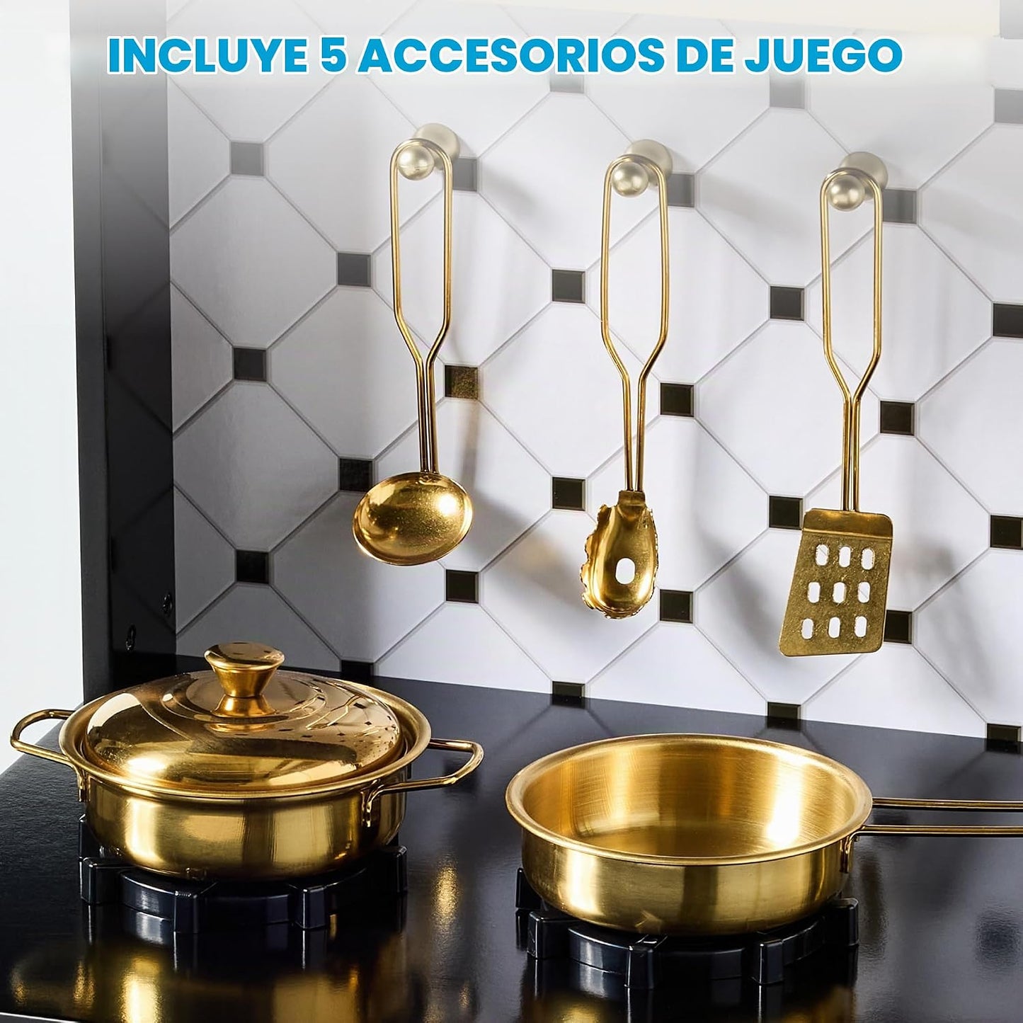 Best Choice Products Juego de cocina para niños pequeños, casa de c...