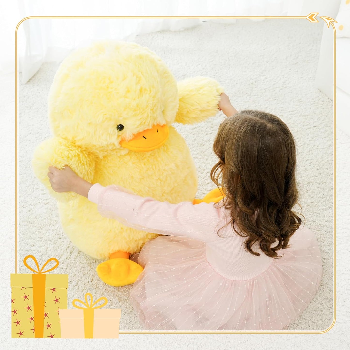 EEYQR Peluches de Pato Grandes Rellenos, Animales de Peluche de Pat...