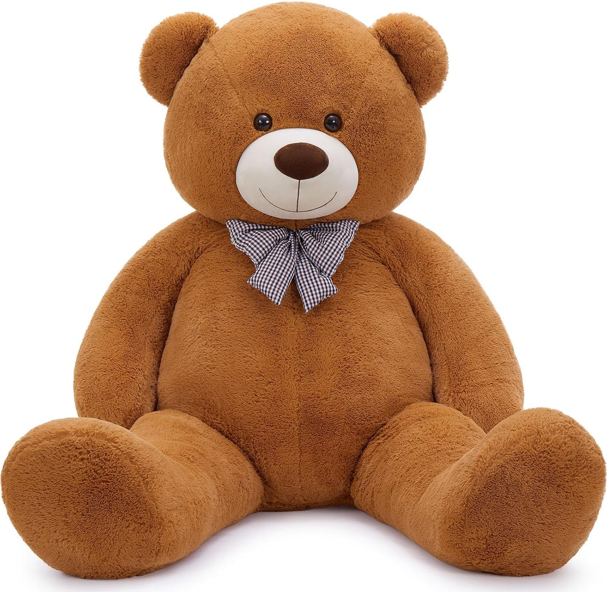 MaoGoLan Oso de peluche gigante de 6 pies de alto, marrón oscuro, t...