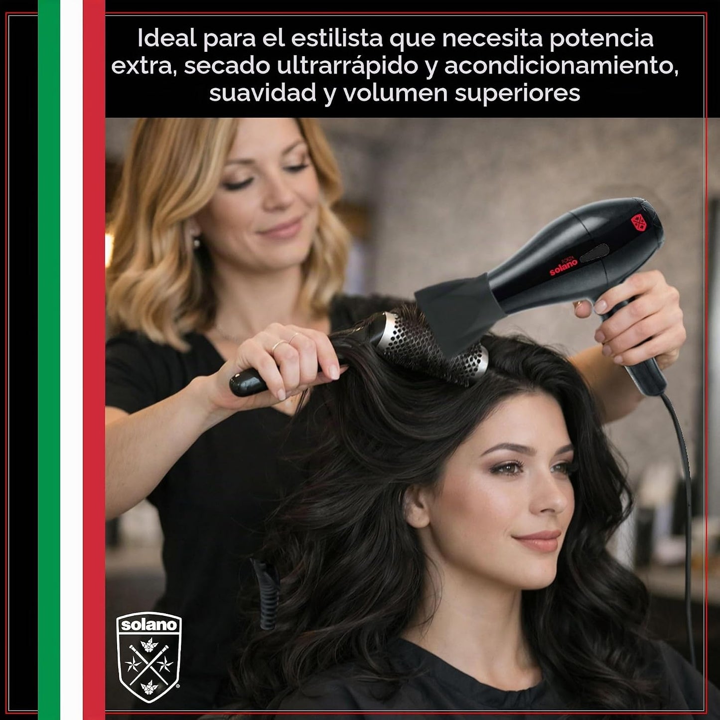 Solano Secador de pelo de cerámica de secado ultra rápido Forza 187...