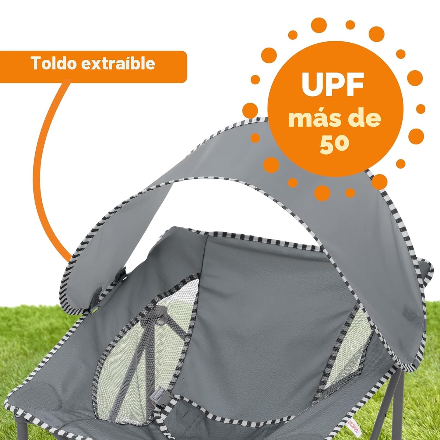 Bright Starts Pop 'N Chill - Asiento de viaje, uso en interiore...