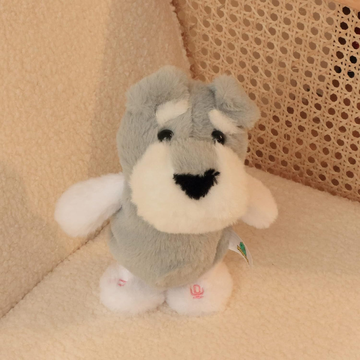 Hopearl Talking Schnauzer - Perro cantante repite lo que dices, cac...
