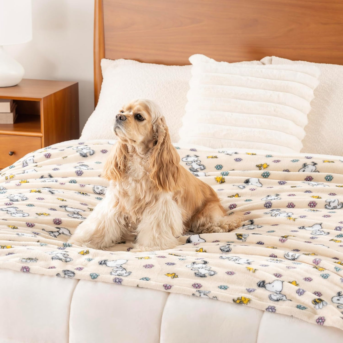 Berkshire Blanket Manta de felpa de terciopelo Peanuts® VelvetLoft®...