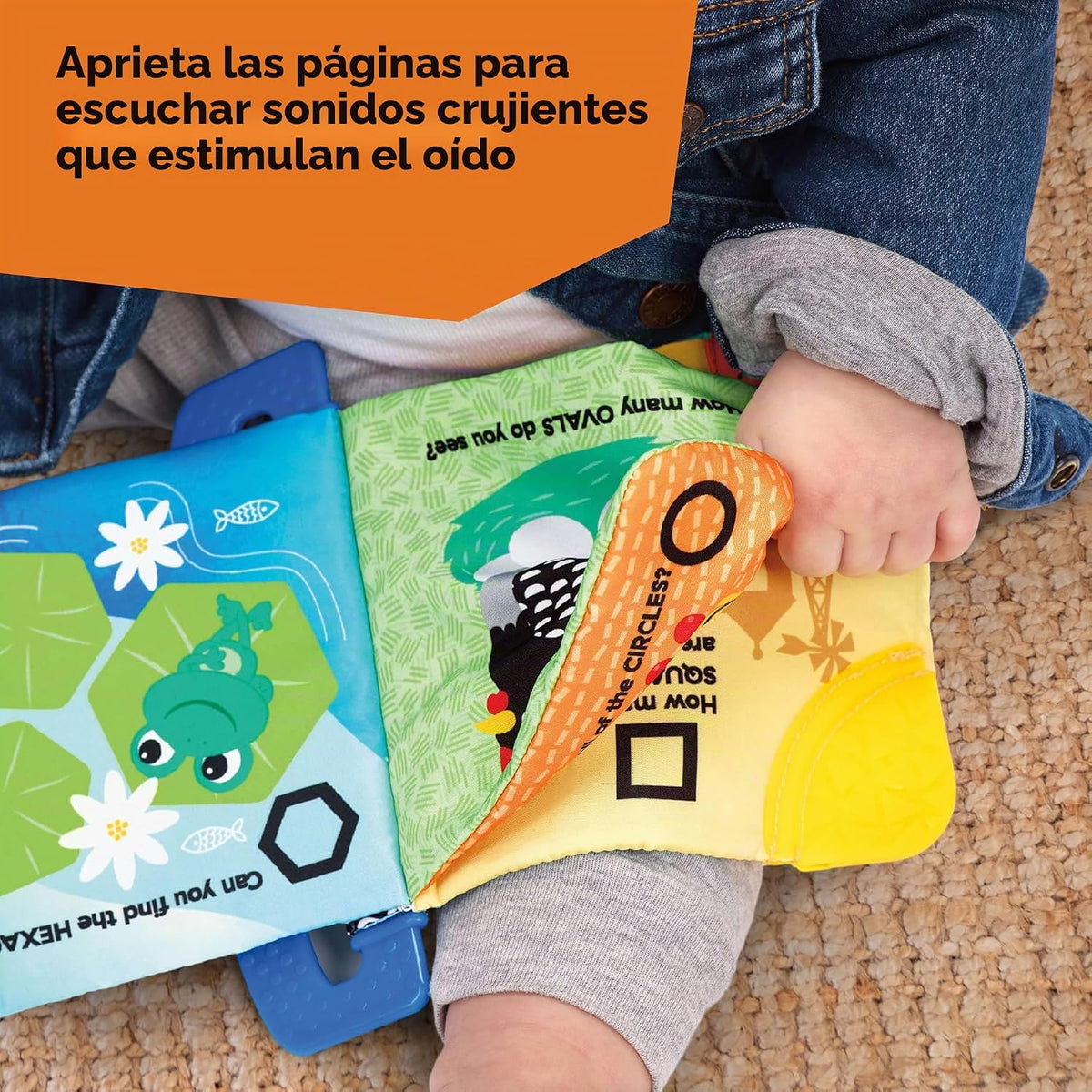 Baby Einstein Farm Explorers Shapes at the Farm - Libro de mordedor...