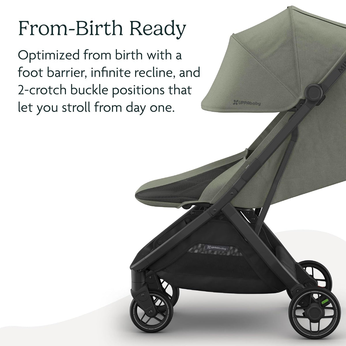 UPPAbaby Minu V3 Cochecito de viaje | Diseño ligero + compacto | Pl...