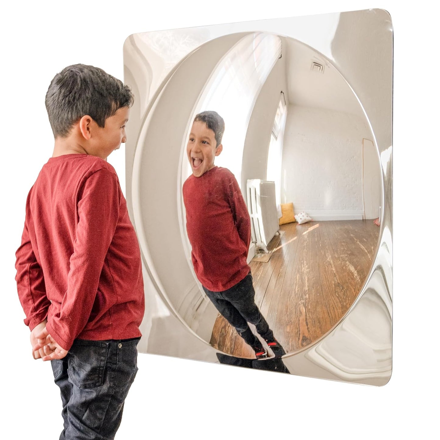 Spark &amp; Wow Espejo sensorial de pared para niños pequeños, giga...