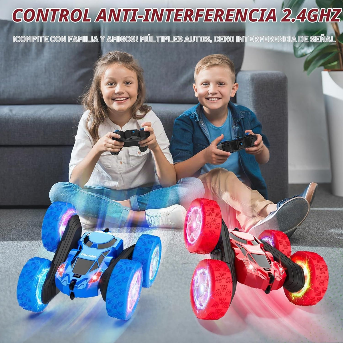 Hamdol Auto de control remoto para niños de 6 a 12 años, auto de ac...