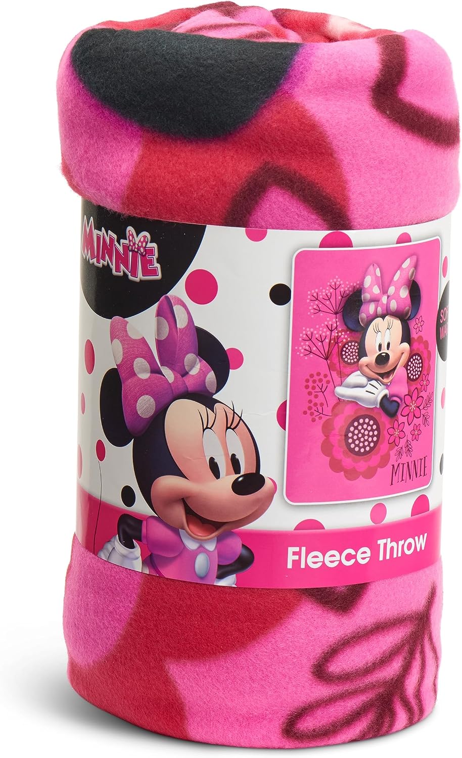 Northwest Manta de forro polar de Minnie Mouse, 45" x 60",...