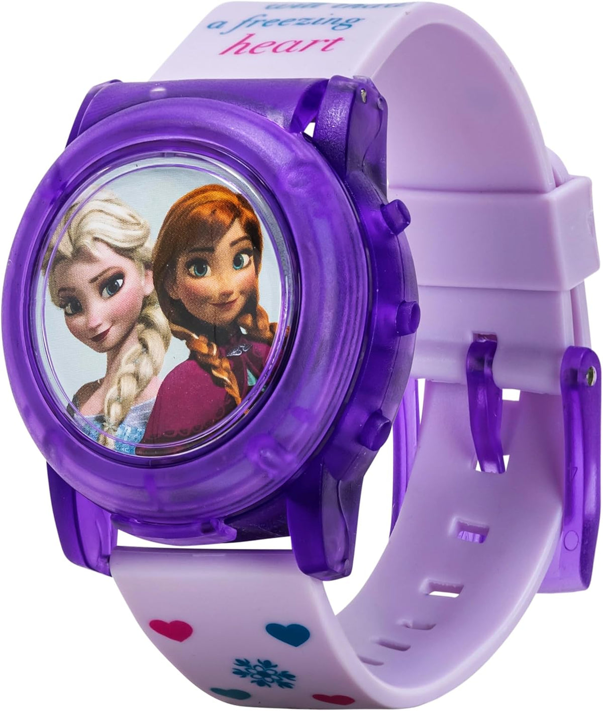 Accutime Disney Frozen Kids - Reloj musical para niños, luces inter...