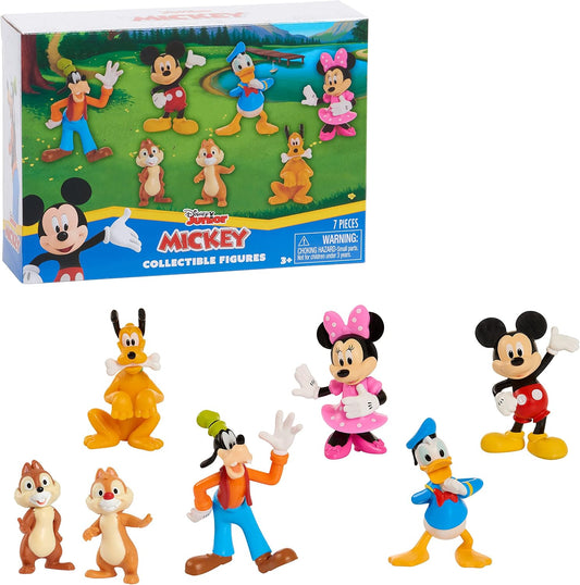 Just Play - Juego de figuras de Mickey Mouse de 7 piezas, juguetes...