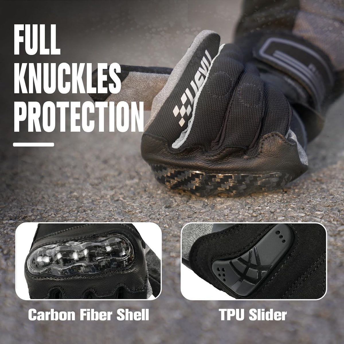 Masontex Guantes de motocicleta para hombres y mujeres, guantes de...